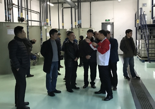 江苏省太湖水污染防治办公室副主任钱江先生参观